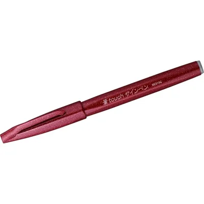 Immagine prodotto di Pentel® SES15C-E penna con punta in fibra Sign Pen Brush - punta a pennello, marrone