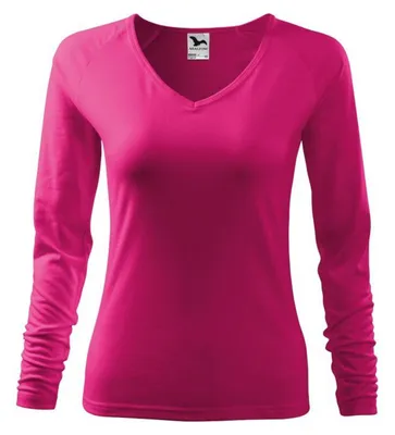 Image de Malfini - T-shirt « Elegance » pour femmes, manches longues PP12409 (XS) (rose)