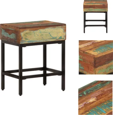 Produktbild von vidaXL Beistelltisch 40x30x51 cm Altholz Massiv -  Beistelltische