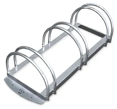 Imagen del producto de Soporte para bicicletas con capacidad para 3 bicicletas, con diseño paralelo