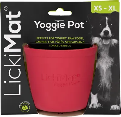 Produktbild von LickiMat Yoggie Pot Antischlingnapf, Farbe:pink