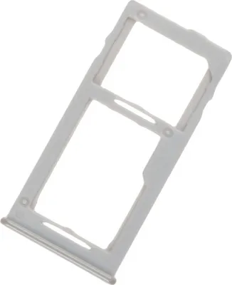 Produktbild von Für Samsung Galaxy A41 Sim Karten Tray Halter Sim Tray Silber