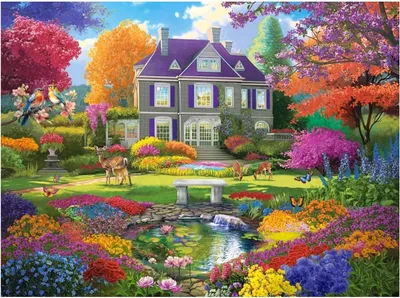 Produktbild von Castorland Puzzle Garden of Dreams - 3000 Teile Jigsaw Puzzle