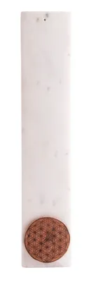 Immagine prodotto di Portabiglietti lungo con fiore della vita in legno