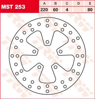 Obrázok produktu pre TRW Bremsscheibe "MST253"