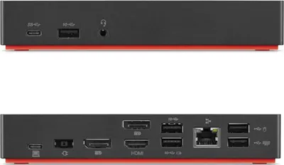 Produktbild von Lenovo 40AF0135EU, Kabelgebunden, 10,100,1000 Mbit/s, Schwarz, 4K Ultra HD, 3840 x 2160 Pixel, Lenovo