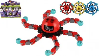 Obrázok produktu pre Gyroskop spinner mechanický plast 7cm svietiaci v tme - mix farieb
