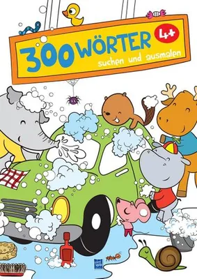 Obrázok produktu pre 300 Wörter suchen und ausmalen 4+ (Autowaschen)