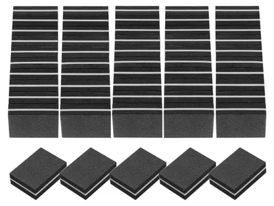 Imagen del producto de Solidchoice - Juego profesional de limas de uñas mini, con 100 unidades