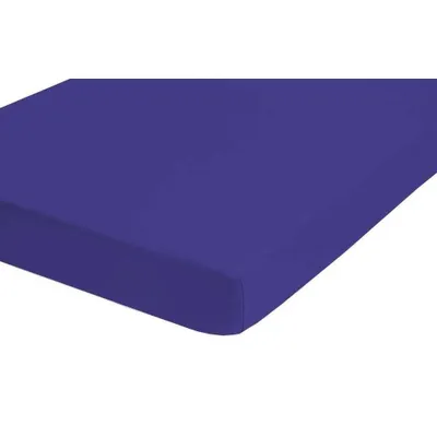 Produktbild von Biberna Fein-Biber Spannbettlaken 90x200 cm - 100x200 cm Marineblau