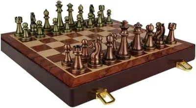 Imagen del producto de Ajedrez de lujo. Juego de ajedrez portátil para viajes