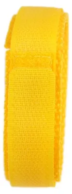 Produktbild von Minott Ersatzband Uhrenarmband Textilband Klettband Gelb 20mm
