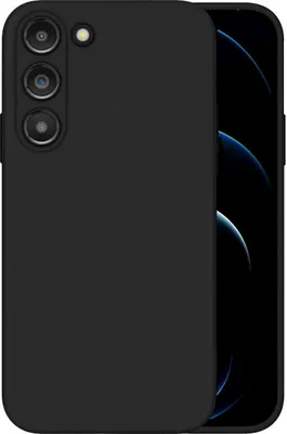 Produktbild von Hülle für Samsung Galaxy S23 Case Cover Bumper Silikon Softgrip Schutzhülle Farbe: Schwarz