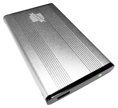 Produktbild von Externes USB 3.0 Gehäuse aus Aluminium für 2,5 Zoll Festplatten SATA HDD und SSD, HipDisk