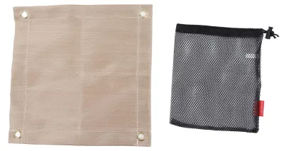 Produktbild von Feuerfeste Matte, Fiberglas, hochtemperaturbeständig, Feuerstelle, Outdoor-Zubehör für Grill, Camping, Picknick, Mini, 30 x 30 cm
