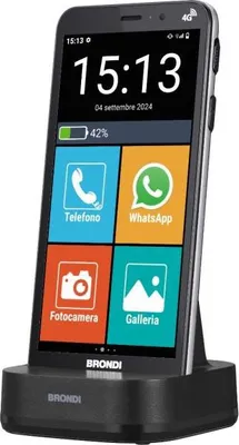 Immagine prodotto di Brondi AMICO VERO 4G 14,5 cm (5.7") Doppia SIM Android 14 3 GB 32 GB 2800 mAh Nero