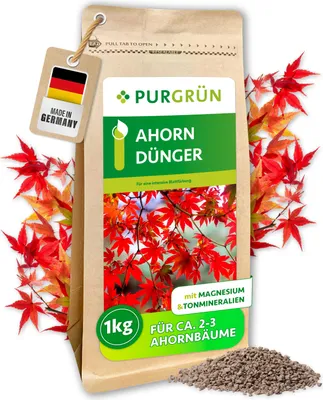 Produktbild von Purgrün Ahorn-Dünger | Krümelgranulat für Ahorn-Bäume | 1 kg