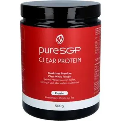Produktbild von PURESGP Clear Protein Pulver Peach Ice Tea, 500 g