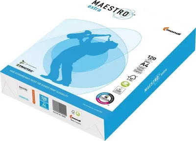 Produktbild von Mondi Maestro Extra 120g/m² DIN-A4 - 250 Blatt hochweiß