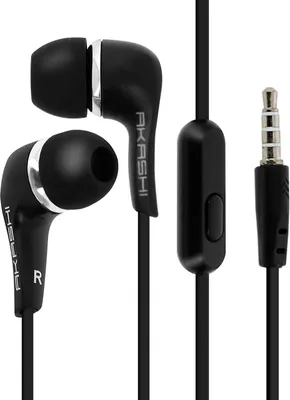 Image de Kit Pieton Intra Auriculaire+ Micro Noir - Akashi