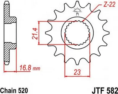Obrázok produktu pre ESJOT Antriebsritzel "32039"
