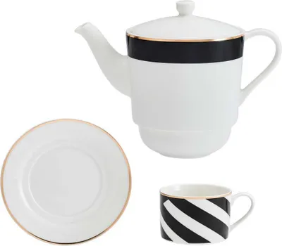 Immagine prodotto di Mikasa Menaje Luxury Decorative Tea Set Mug Bianco Bianco Taglia Unica