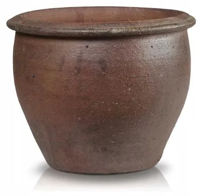 Produktbild von Polnix Keramik-Blumentopf Braun/Beige 40 cm Durchmesser