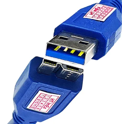 Produktbild von Blau - USB 3.0 Ladekabel Datenkabel kompatibel für SAMSUNG Galaxy Tablet Smartphone