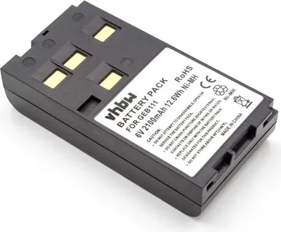 Produktbild von vhbw Akku kompatibel mit Leica TPS1100, TPS400, TPS300, TPS1101, TPS1100C, TPS800, TPS700 Messgerät (2100 mAh, 6 V, NiMH)