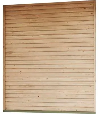 Produktbild von Seitenwand Karibu Girona 213 x 229,5 cm natur