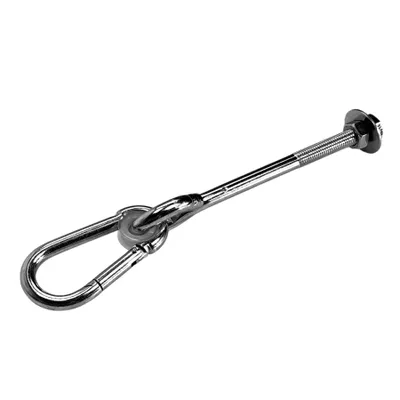 Produktbild von Schaukelhaken verzinkt M12 140mm mit Karabiner & Muttern