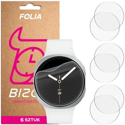 Produktbild von 6x Schutzfolie für den Bildschirm für Galaxy Watch 8 / 7 / FE / 6 / 5 / 4 40 mm, Bizon Watch HydroFlex