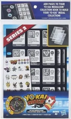 Produktbild von Yo-Kai Watch Medaillium SammelbuchSeiten Serie 2 B6046 + exklusiver Medaille