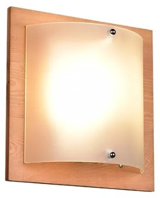 Wandlampe E27 IP20 Holzfuß 10er-Set 15x17x10 cm