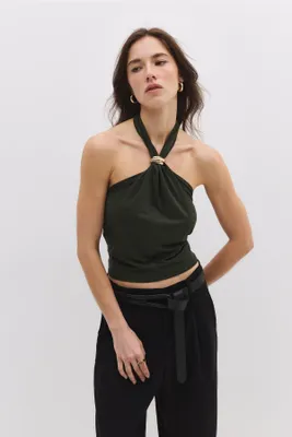 Produktbild von schulterfreie Bluse, Khaki, M