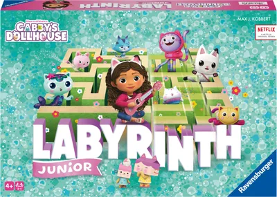 Image de Ravensburger 22648 Gabby's Dollhouse Junior Labyrinth - Le jeu de société classique de en version junior f 22648