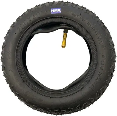 Produktbild von Reifen mit Schlauch 200 x 40 / 120 mm für E-Scooter / Kinderwagen - HMParts