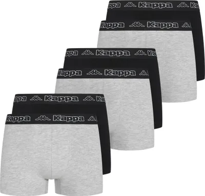 Produktbild von Boxershorts Kappa 2er-Pack Schwarz-Grau Schwarz/Grau