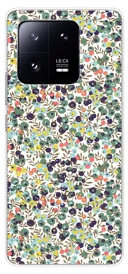 Image de 1001Coques - Coque silicone compatible avec Xiaomi 13 Pro - Motif liberty wiltshire vert - Design original imprimé en France