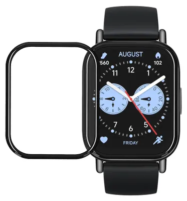 Produktbild von kwmobile 2x Transparente Displayschutzfolie kompatibel mit Xiaomi Redmi Watch 5 Lite Folie - Schutzfolie für Fitness Tracker - robuster Displayschutz