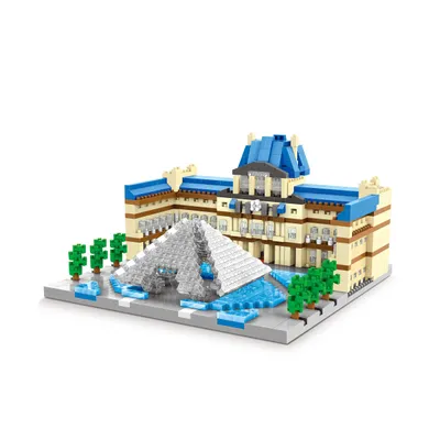 Produktbild von Louvre Paris Modell LNO Micro-Bricks Bausteine