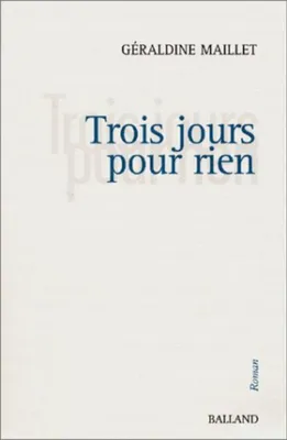 Image de Trois jours pour rien