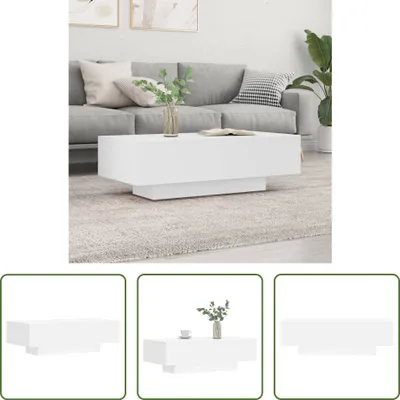 Immagine prodotto di Tavolino The Living Store bianco 100x49,5x31 cm in materiale ligneo