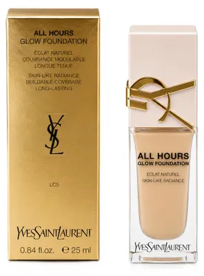 Immagine prodotto di Yves Saint Laurent Fondotinta Yves Saint Laurent All Hours Glow Foundation LC5 25ml, productTiles.product.images.aiGenerated