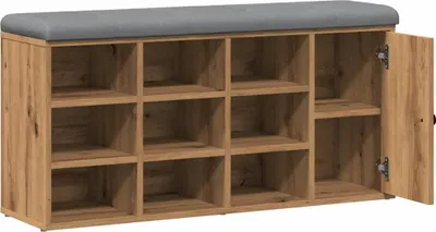 Obrázek produktu pro vidaXL Lavice na boty Artisan dub 102x32x50 cm Materiál na bázi dřeva