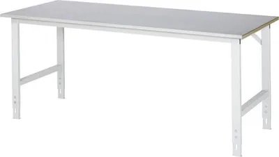 Produktbild von Arbeitstisch - höhenverstellbar 760 - 1.080 mm - 2.000 x 800 mm (BxT) - Traglast 500 kg - Edelstahlblechbelag