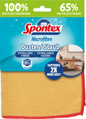 Produktbild von Spontex Mikrofaser-Staubtuch gelb