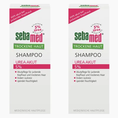 Produktbild von Sebamed Shampoo Urea Akut spendet intensiv Feuchtigkeit 200ml 2er Pack