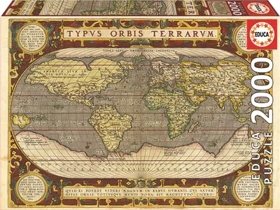 Image de EDUCA Puzzle Carte du monde 2000 pièces