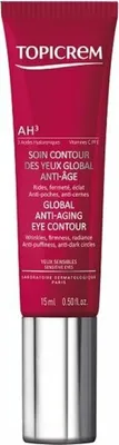 Produktbild von Topicrem AH3 Pflegende Creme Global Anti-Aging Eye Contour 15 ml